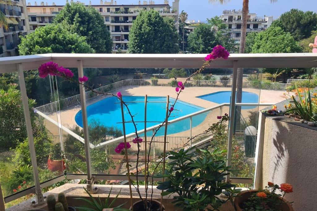 Appartement Vue Mer Sur Les Hauteurs De 니스 외부 사진